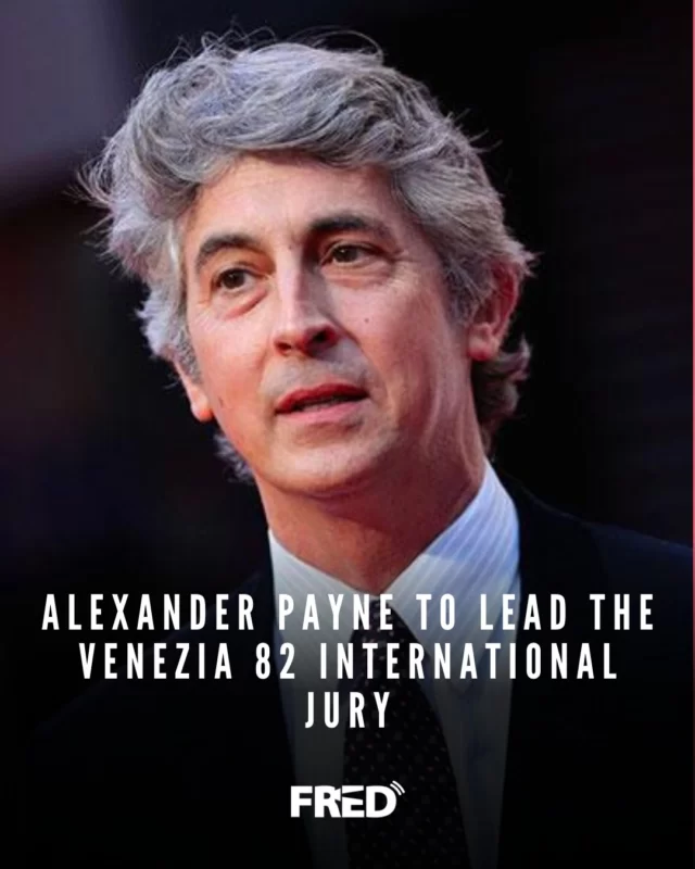 The Oscar-winning director of Sideways, The Descendants, Nebraska, and The Holdovers will preside over the jury that will award the prestigious Golden Lion at the 82nd Venice International Film Festival, running from August 27 to September 6, 2025. 

Known for his masterful storytelling, sharp wit, and deep cinephilia, Payne brings his passion for both classic and contemporary cinema to one of the world’s oldest and most revered festivals.

Festival Director Alberto Barbera praised Payne as “a filmmaker-cinephile whose passion for cinema is fueled by knowledge of films of the past and curiosity about contemporary cinema, without boundaries or barriers of any kind. ”

“It’s an enormous honor and joy to serve on the jury at Venice,” Payne said. “I couldn’t be more excited.”

📲 Read more about it on fred.fm

#AlexanderPayne #Venice2025 #Venezia82 #GoldenLion @labiennale